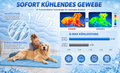 Kühlmatte Pro für Hunde – Detailansicht des kühlenden Materials